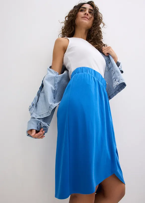 Gonna fluente in jersey misto viscosa, bonprix