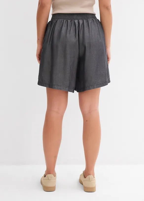 Shorts con elastico arricciato in vita, bonprix
