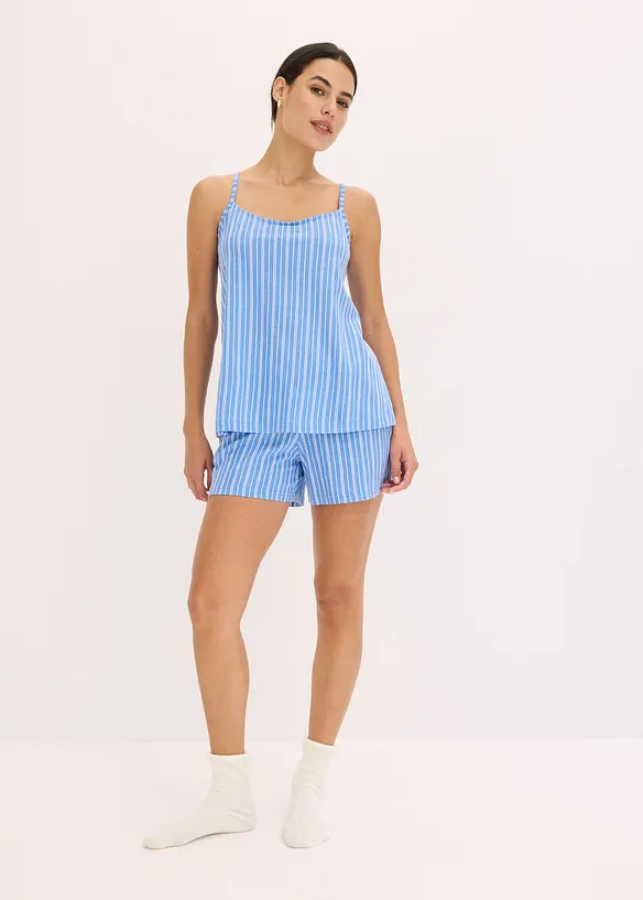 Pigiama estivo con spalline sottili, bonprix
