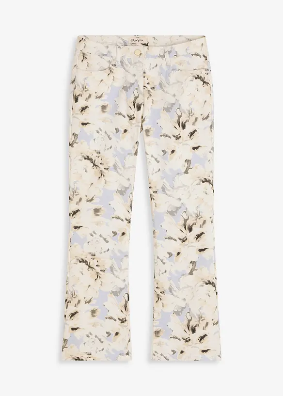 Pantaloni con fondo svasato, bonprix