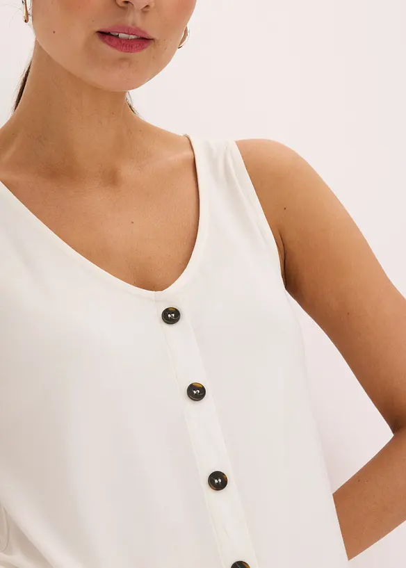 Top con bottoni, bonprix