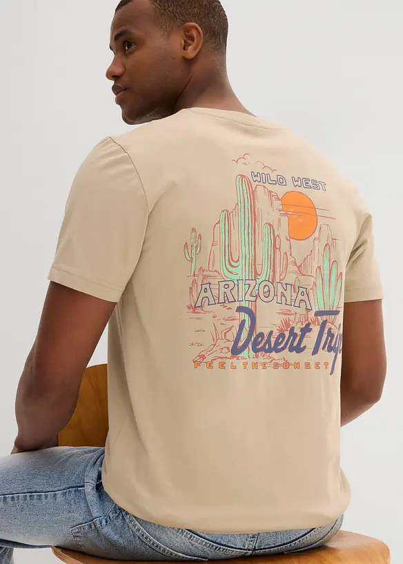 T-shirt in puro cotone biologico, bonprix