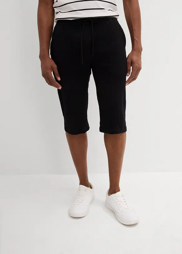 Bermuda lunghi in fresca mussola di cotone, loose fit, bonprix