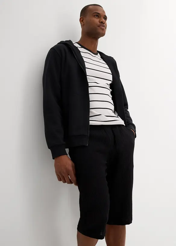 Bermuda lunghi in fresca mussola di cotone, loose fit, bonprix