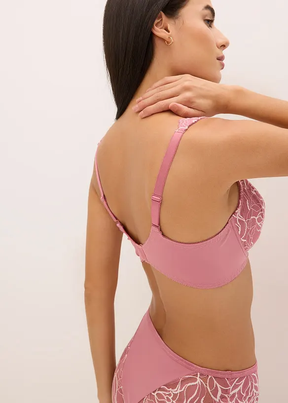 Reggiseno con ferretto e spalline imbottite, bonprix