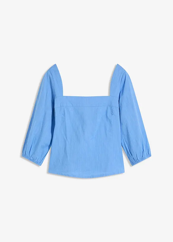 Blusa con maniche a sbuffo e dettaglio smock, bonprix