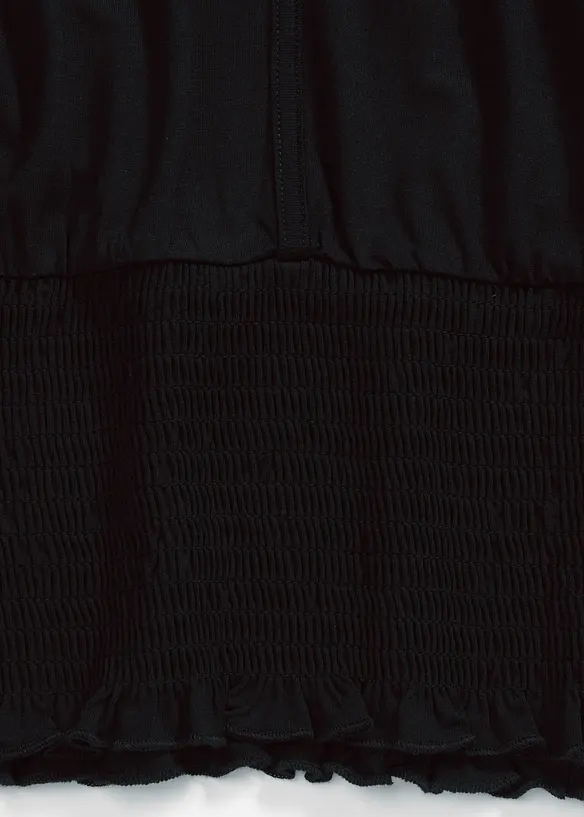 Maglia con fondo smock, bonprix