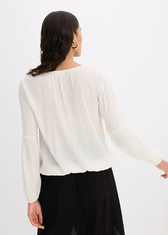 Blusa con ricami, bonprix