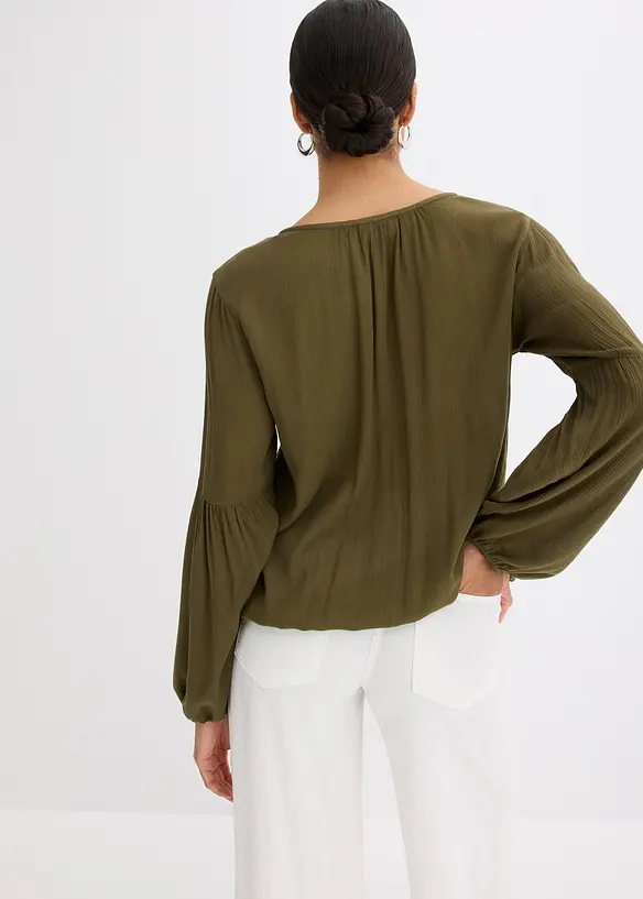 Blusa con ricami, bonprix