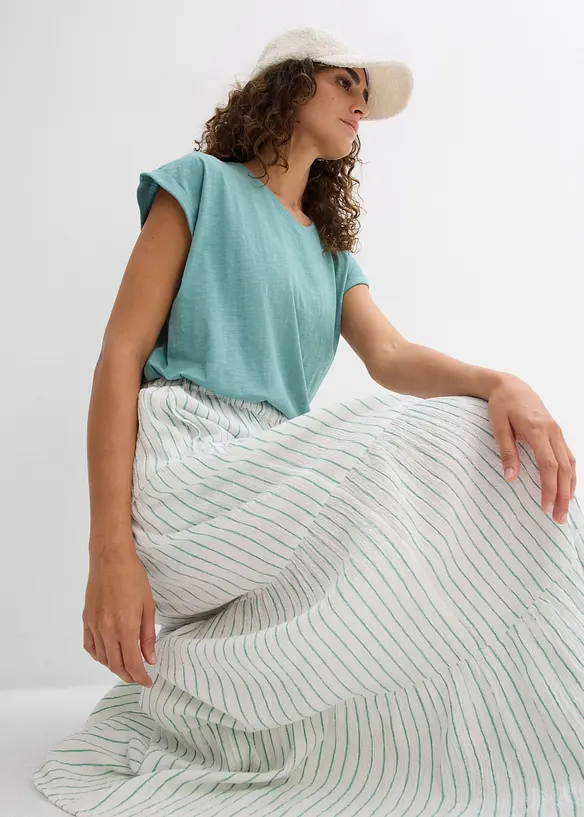 T-shirt boxy in puro cotone biologico, bonprix