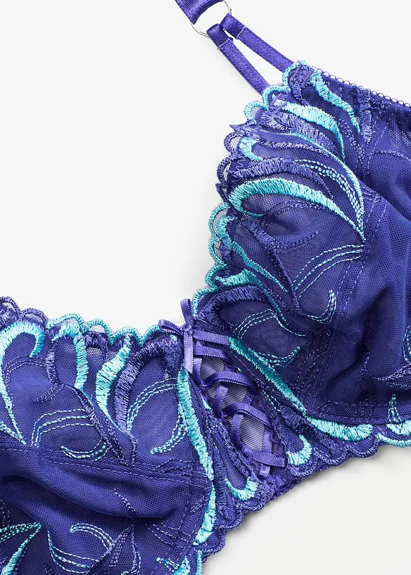 Reggiseno minimizer con ricami delicati, bonprix