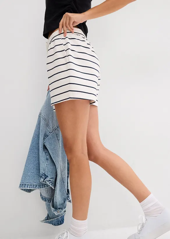 Shorts in felpa di misto cotone, bonprix
