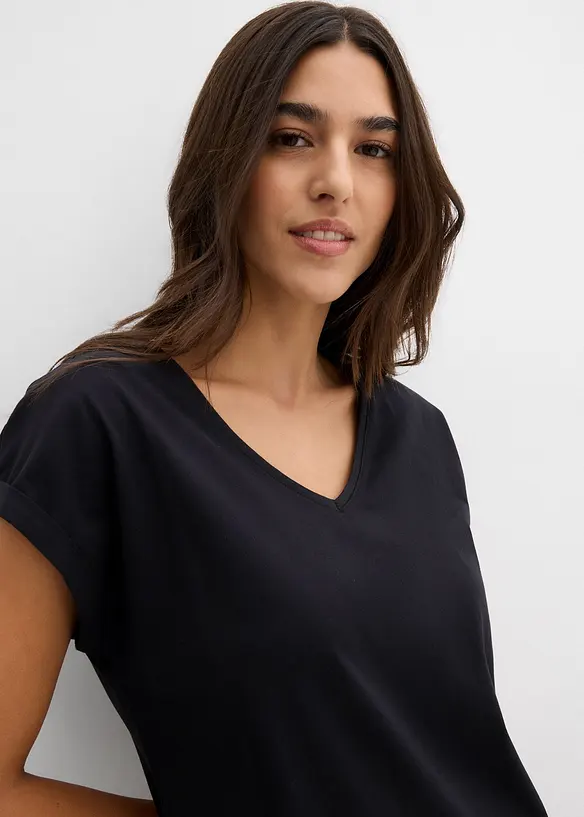 Abito in maglina di puro cotone biologico (pacco da 2), bonprix