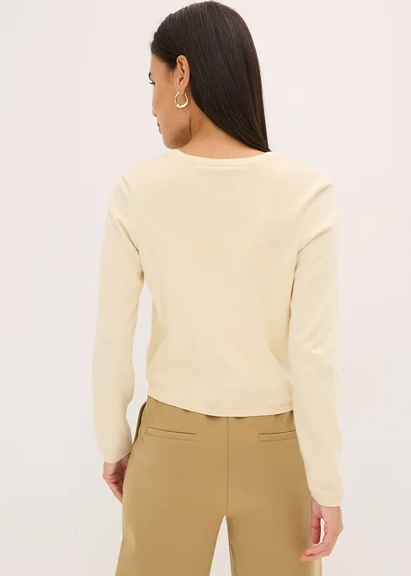 Cardigan semplice in maglia fine, bonprix
