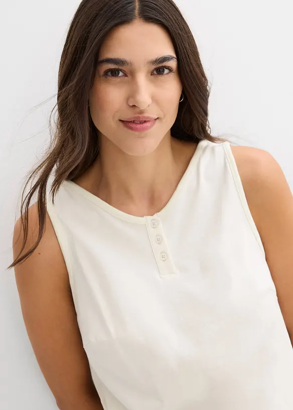 Top in puro cotone biologico (pacco da 2), bonprix