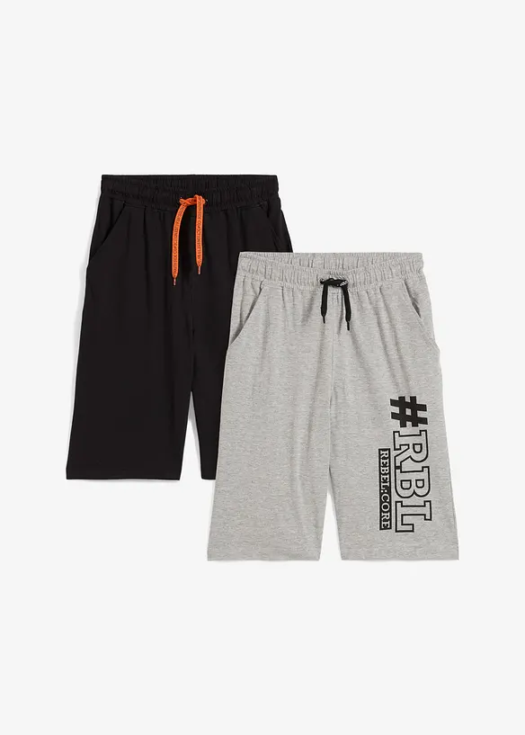Bermuda in maglina (pacco da 2), bonprix