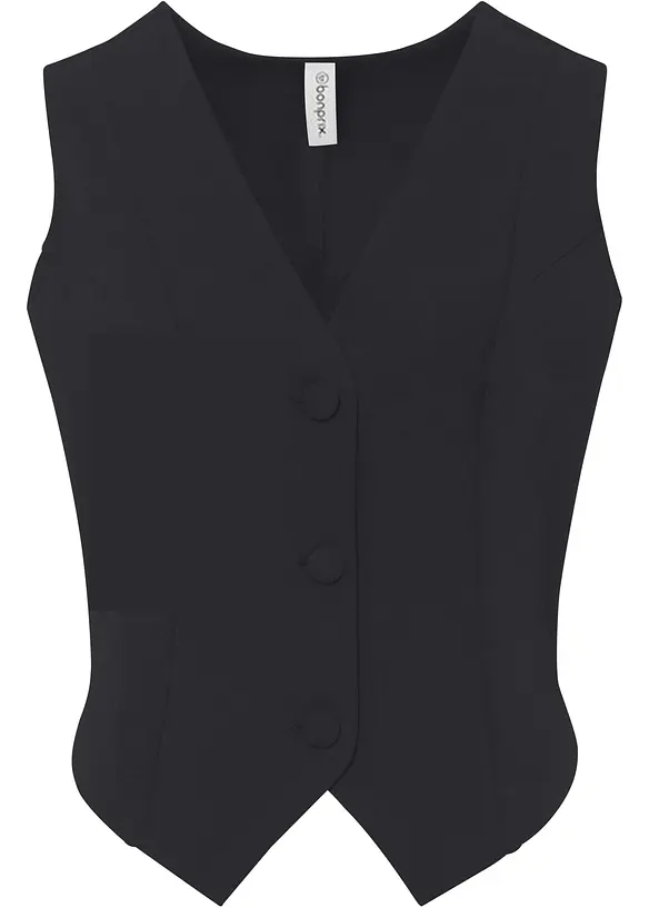 Gilet elegante in interlock resistente, bonprix
