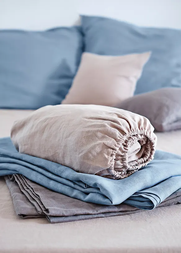 Lenzuolo con angoli in lino, bonprix