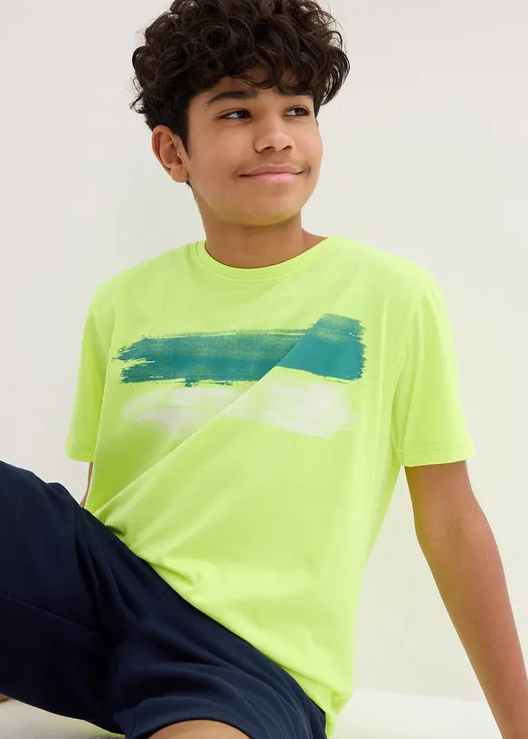 T-shirt in colori moderni, bonprix
