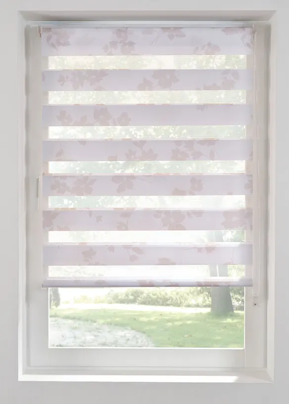 Tenda a rullo doppia con stampa floreale, bonprix