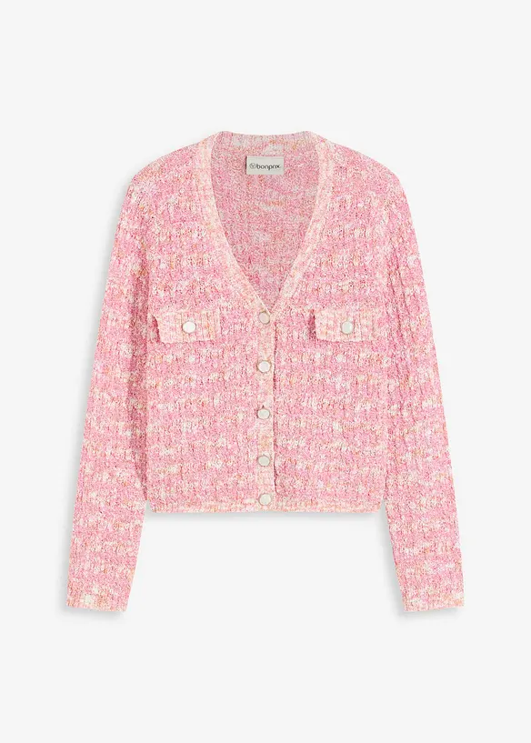 Cardigan in maglia bouclé, bonprix