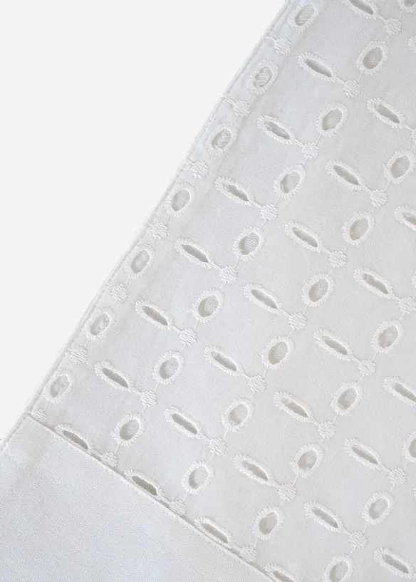 Tovagliette americane in cotone biologico con ricami (pacco da 2), bonprix