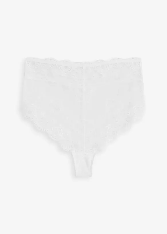 Slip a vita alta in pizzo delicato, bonprix
