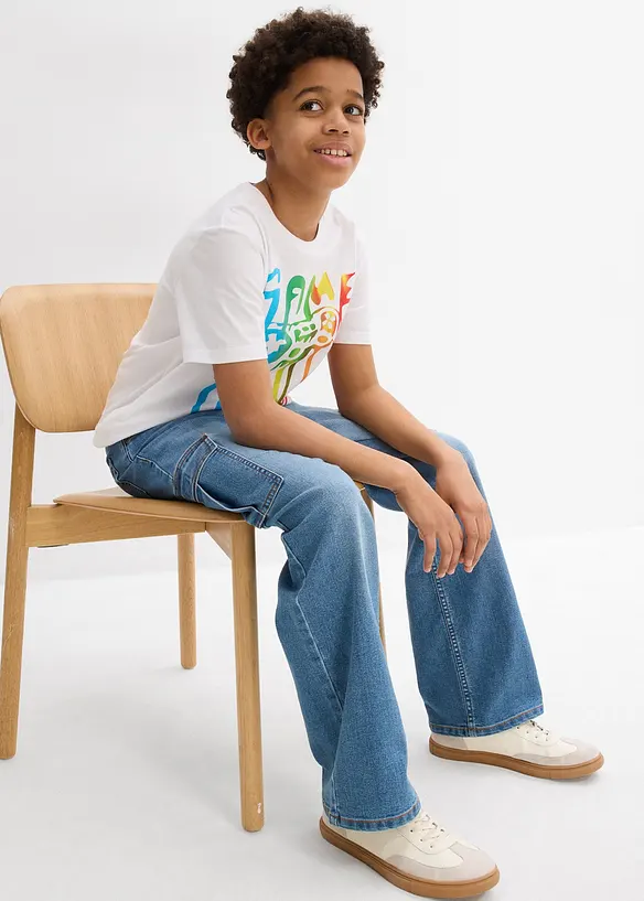 T-shirt con cotone biologico, bonprix