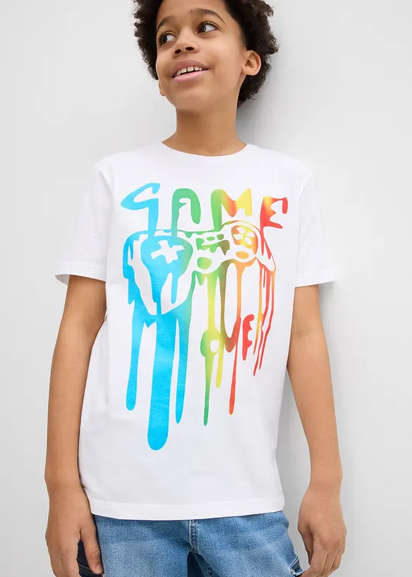T-shirt con cotone biologico, bonprix