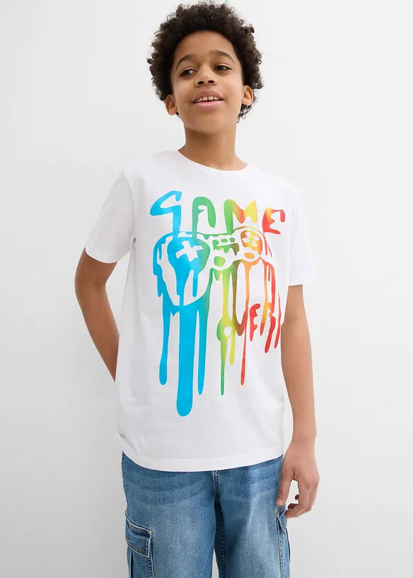 T-shirt con cotone biologico, bonprix