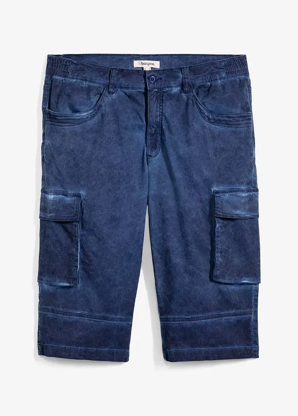 Bermuda cargo lunghi elasticizzati con taglio comfort, regular fit, bonprix