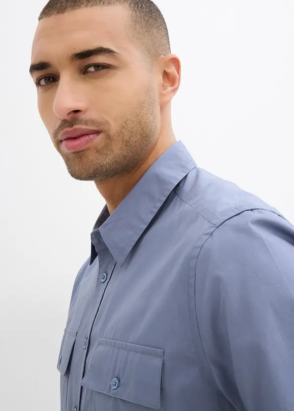 Camicia a maniche corte in puro cotone, bonprix