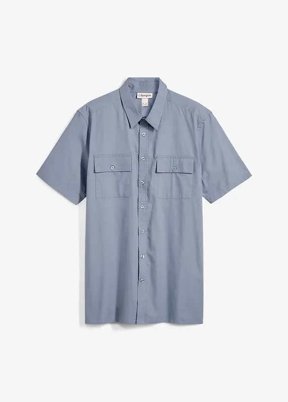 Camicia a maniche corte in puro cotone, bonprix