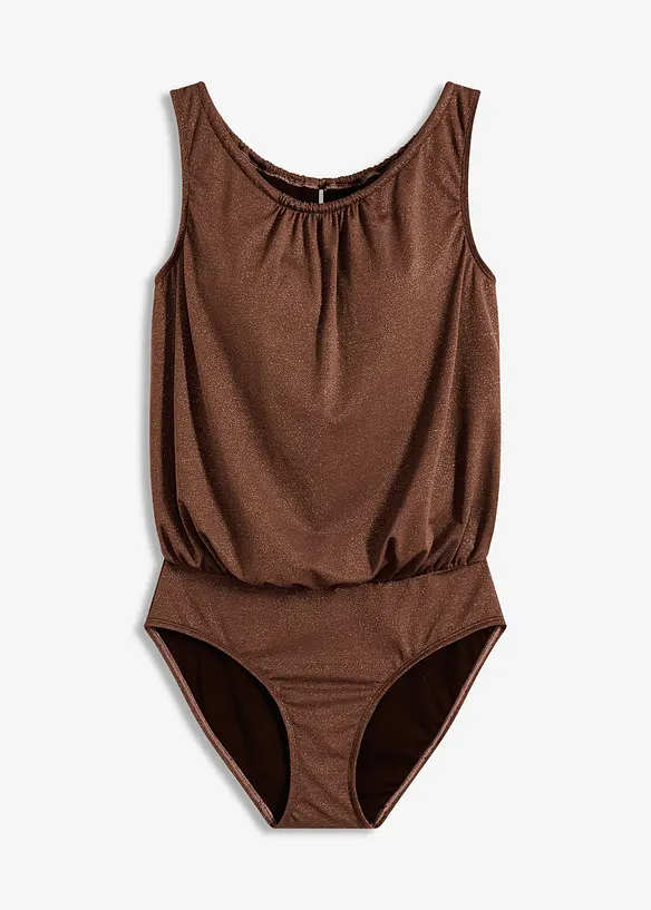 Costume intero glitterato, bonprix