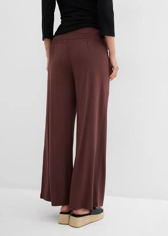 Pantaloni culotte prémaman in morbida viscosa, loose fit, bonprix