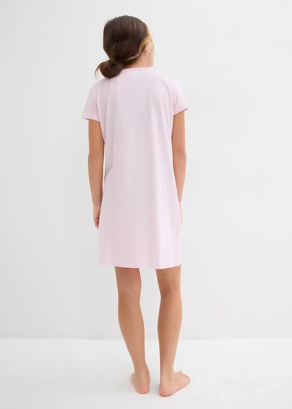 Camicia da notte con cotone biologico (pacco da 2), bonprix