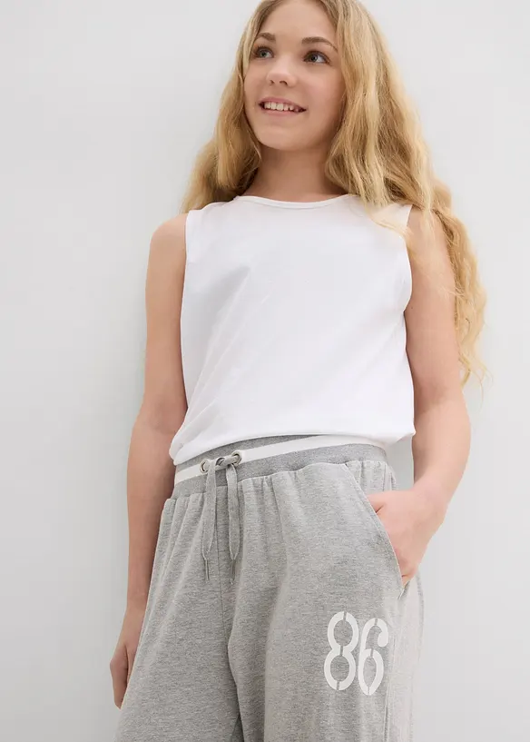 Pantaloni da jogging a 3/4 (pacco da 2), bonprix