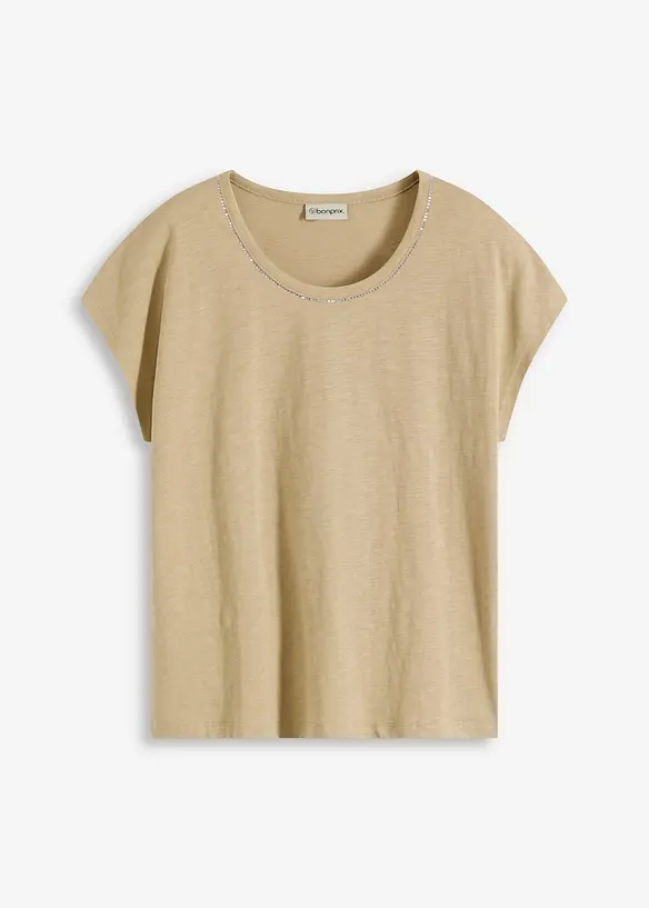 Maglia effetto lino, bonprix