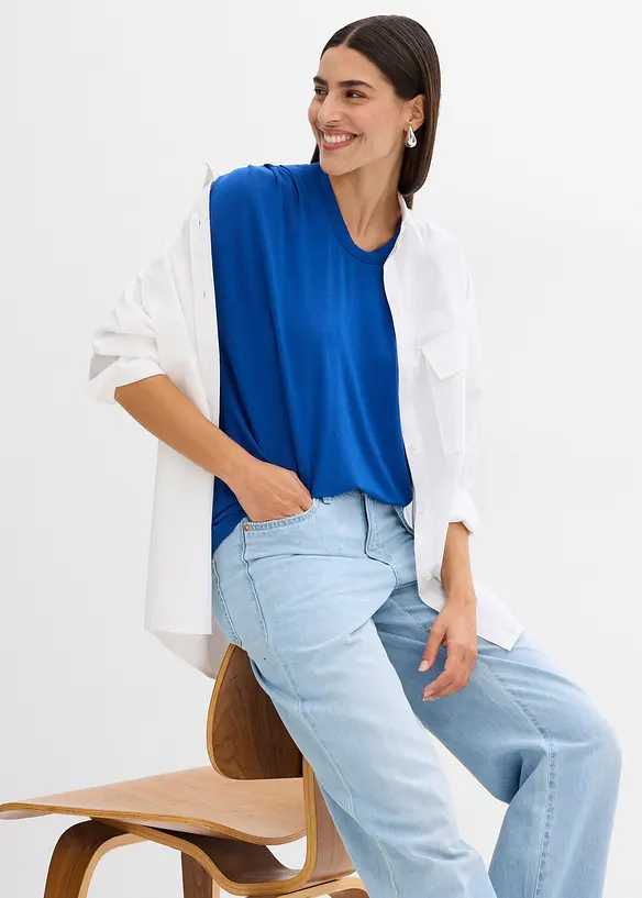 Maglia in misto viscosa fluente, bonprix