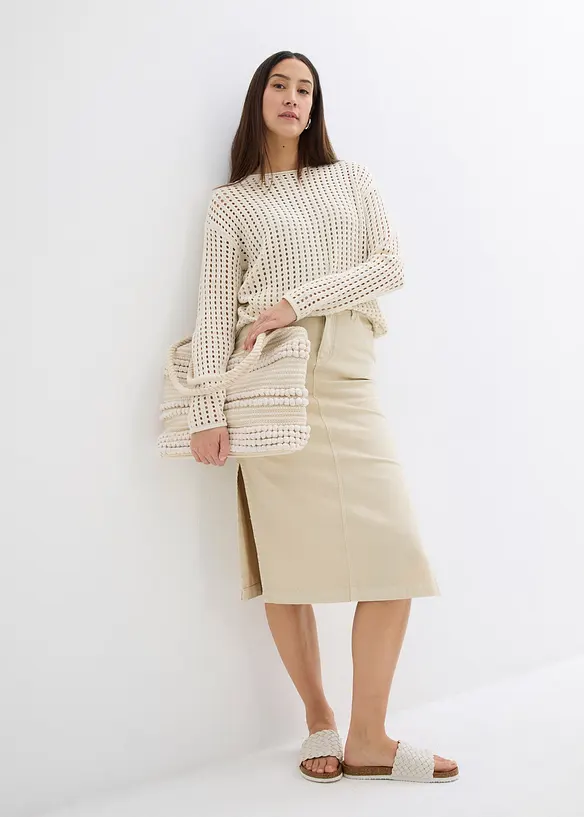 Maglione traforato, bonprix