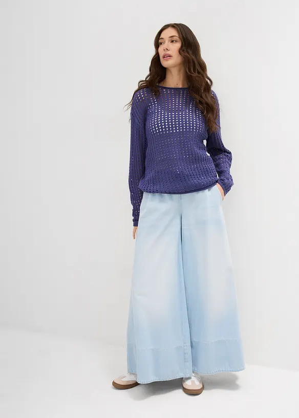 Maglione traforato, bonprix