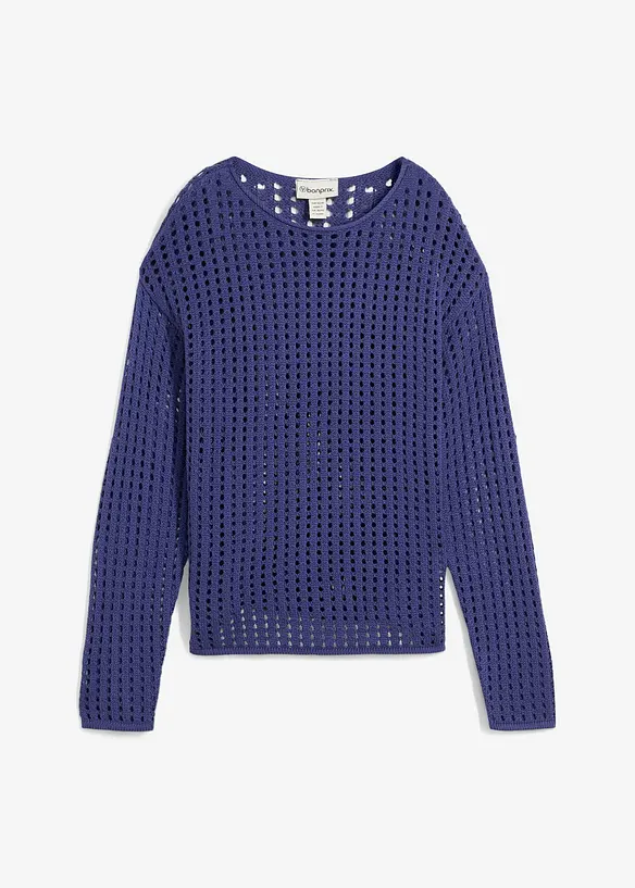 Maglione traforato, bonprix