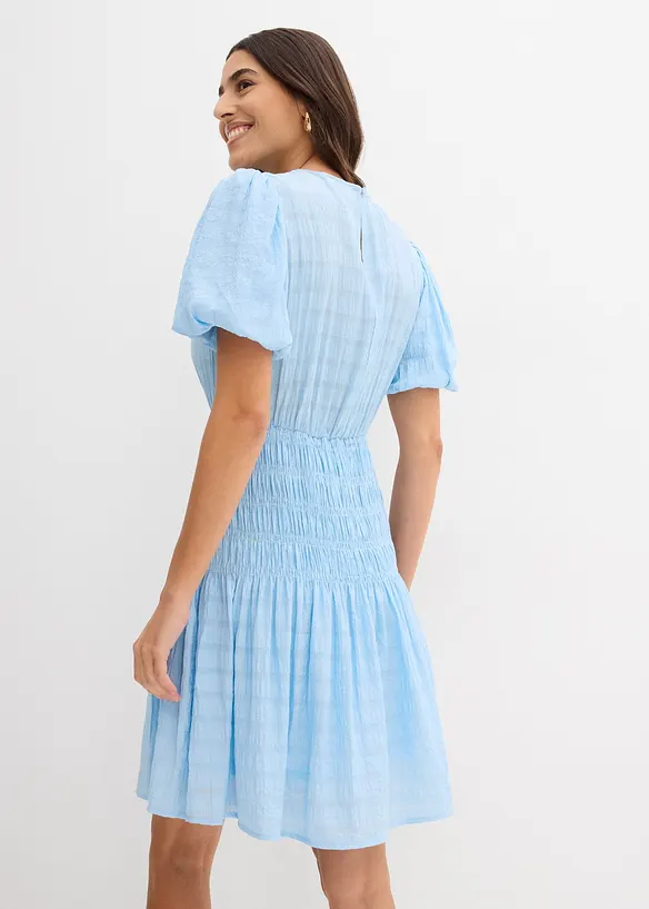 Miniabito con inserto smock, bonprix