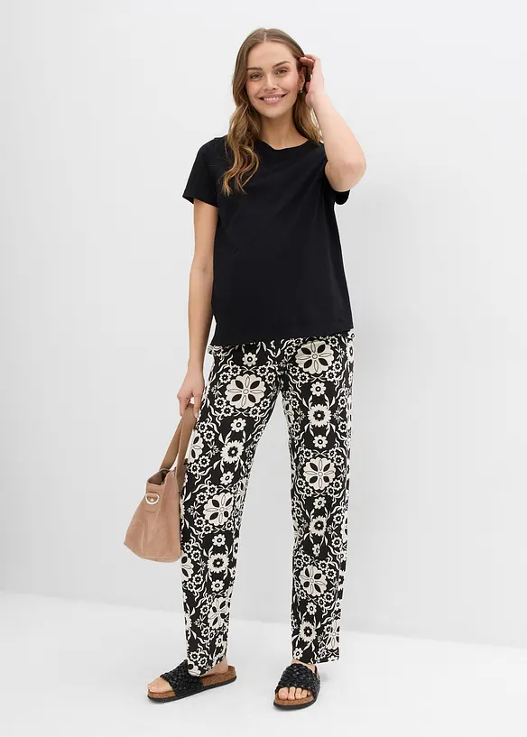 Pantaloni in jersey 2 in 1 per la gravidanza ma non solo, bonprix