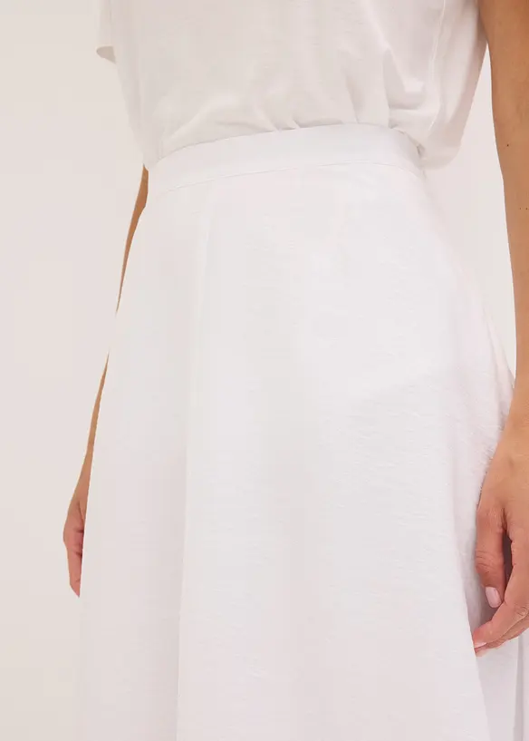 Gonna midi in misto viscosa fluente, bonprix