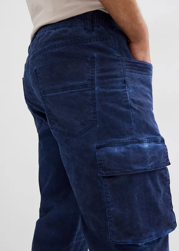 Bermuda cargo lunghi elasticizzati con taglio comfort, regular fit, bonprix