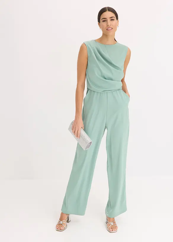 Tuta in satin lucido, bonprix