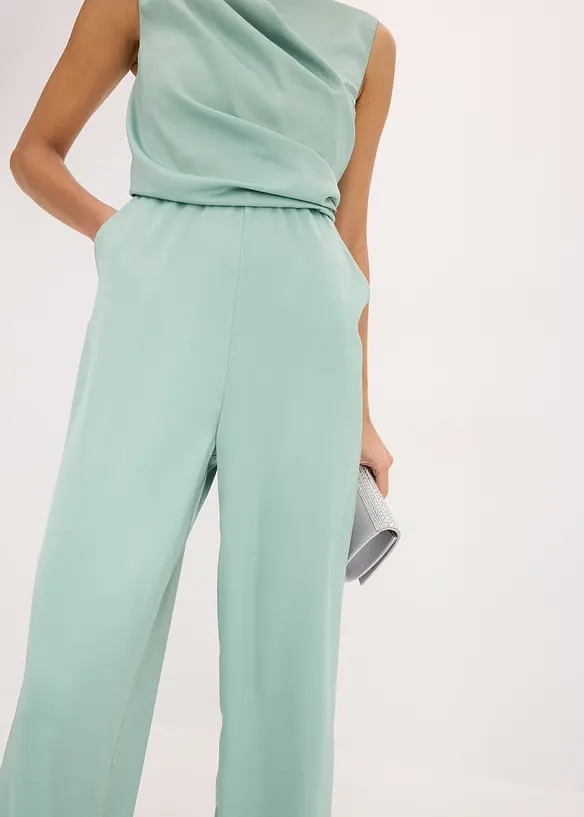 Tuta in satin lucido, bonprix