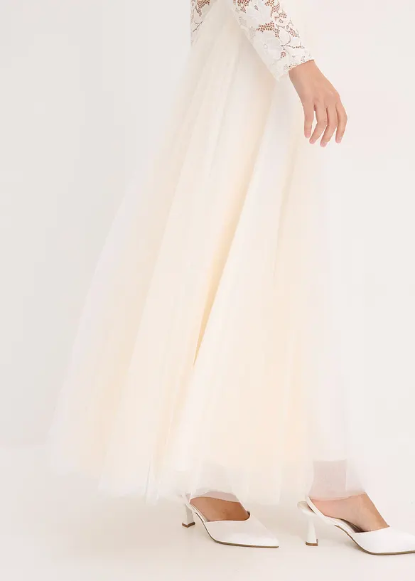 Gonna lunga in delicato tulle, bonprix