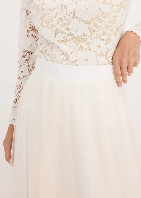 Gonna lunga in delicato tulle, bonprix